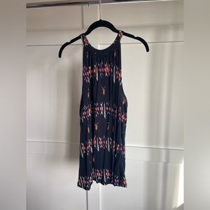 LOFT IKAT pattern racerback tank